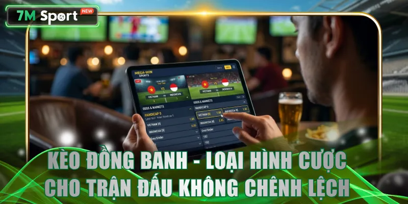 Kèo đồng banh - Loại hình cược cho trận đấu không chênh lệch