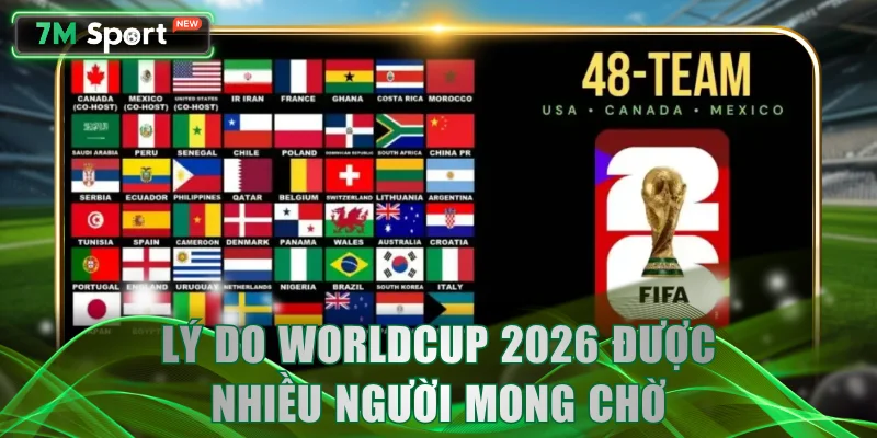 Lý do Worldcup 2026 được nhiều người mong chờ