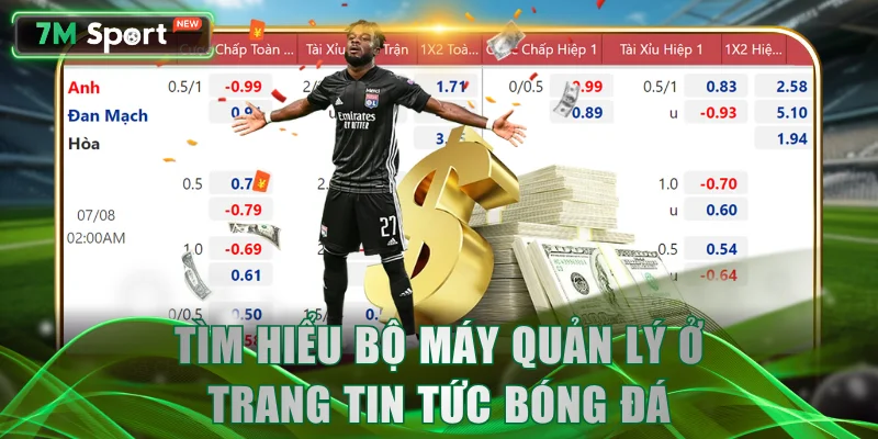 Tìm hiểu bộ máy quản lý ở trang tin tức bóng đá